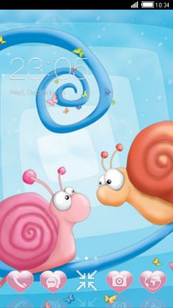 Snails CLauncher Android Theme Image 1