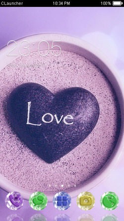 Love Heart CLauncher Android Theme Image 1