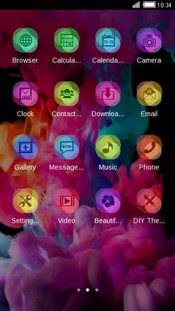 Smoke CLauncher Android Theme Image 2