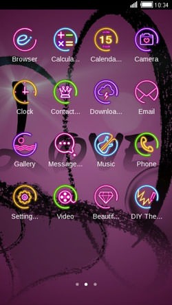 Love CLauncher Android Theme Image 2