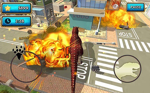 Dinosaur Simulator 2: Dino City Android Game Image 2