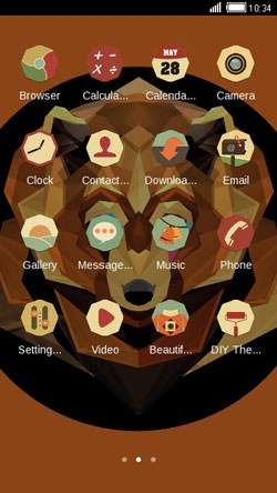 Bear CLauncher Android Theme Image 2