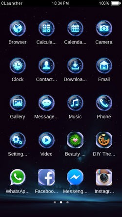 Sky CLauncher Android Theme Image 2