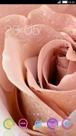 Rose CLauncher Android Theme Image 1