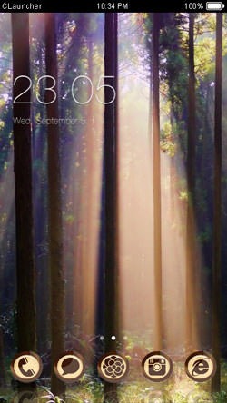 Forest CLauncher Android Theme Image 1