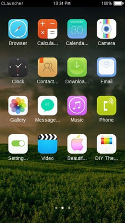 Scenery  CLauncher Android Theme Image 2
