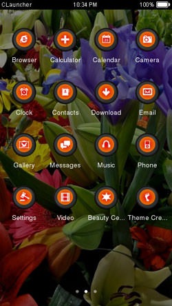 Flowers CLauncher Android Theme Image 2