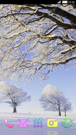 Winter CLauncher Android Theme Image 1