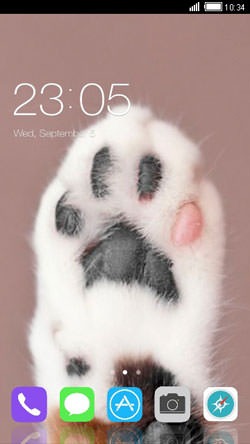 Paw CLauncher Android Theme Image 1