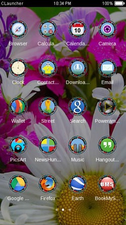 Flowers CLauncher Android Theme Image 2