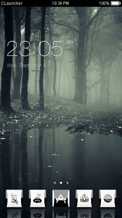 Forest CLauncher Android Theme Image 1