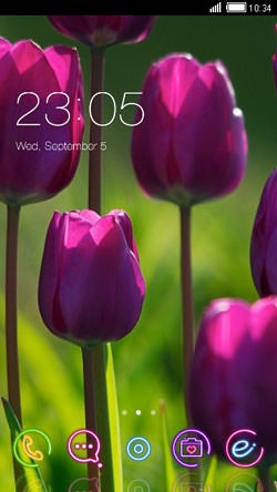 Tulip CLauncher Android Theme Image 1