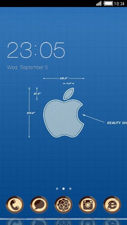 Apple CLauncher Android Theme Image 1