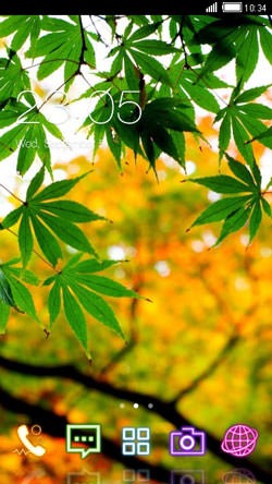 Leaf CLauncher Android Theme Image 1