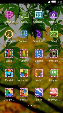 Leaf CLauncher Android Theme Image 2