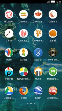 Nature CLauncher Android Theme Image 2