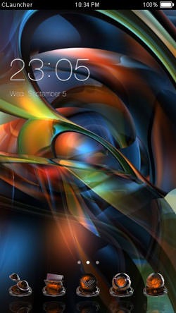 Abstract CLauncher Android Theme Image 1