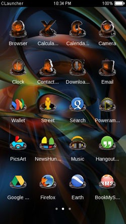 Abstract CLauncher Android Theme Image 2