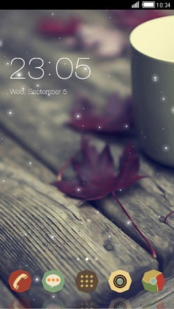 Leaf CLauncher Android Theme Image 1