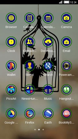 Cage CLauncher Android Theme Image 2