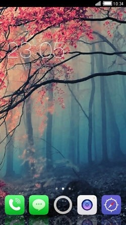 Forest CLauncher Android Theme Image 1