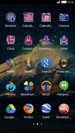 Mountain CLauncher Android Theme Image 2