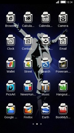 MJ CLauncher Android Theme Image 2