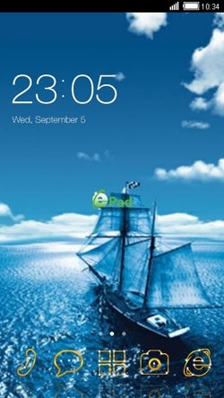 Ship CLauncher Android Theme Image 1