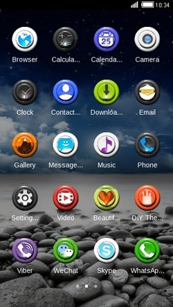 Nature CLauncher Android Theme Image 2