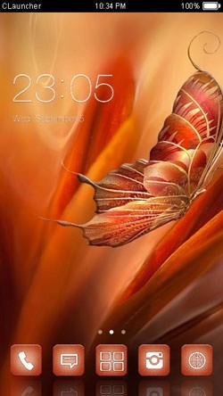 Butterfly CLauncher Android Theme Image 1