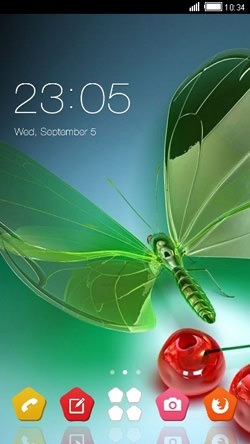 Butterfly CLauncher Android Theme Image 1