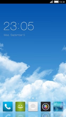 Sky CLauncher Android Theme Image 1