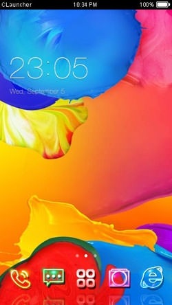 Colorful CLauncher Android Theme Image 1