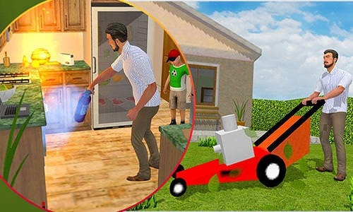 Virtual Dad: Ultimate Family Man Android Game Image 2