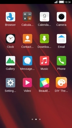 Red CLauncher Android Theme Image 2