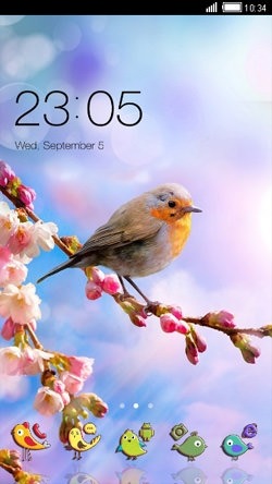 Finch CLauncher Android Theme Image 1