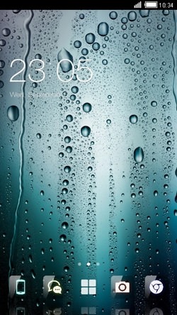 Rain Drops CLauncher Android Theme Image 1