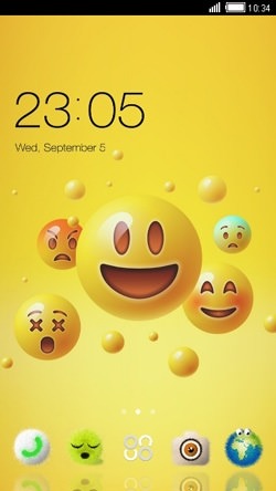 Emoji CLauncher Android Theme Image 1