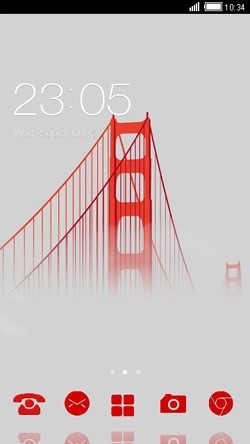 Golden Gate Bridge CLauncher Android Theme Image 1