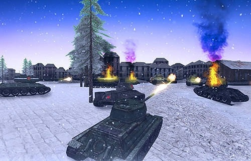 Tank Battle 3D: WW2 Warfare Android Game Image 1