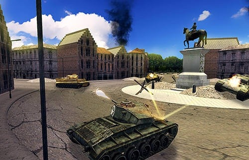 Tank Battle 3D: WW2 Warfare Android Game Image 2