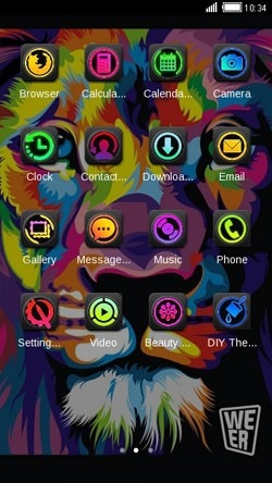 Lion CLauncher Android Theme Image 2