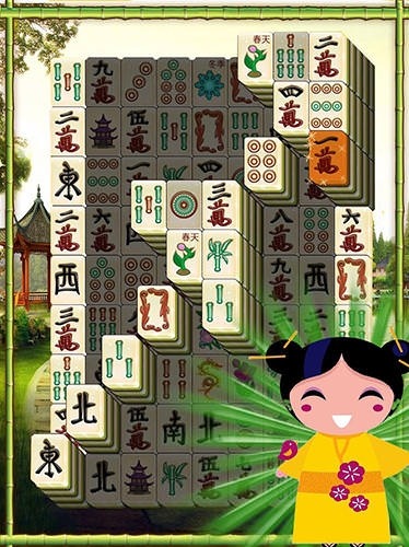 Mahjong Solitaire Sakura Android Game Image 2