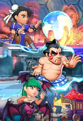 Puzzle Fighter Android Game Image 2