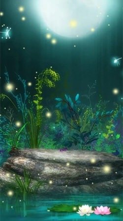 Fireflies Android Wallpaper Image 2