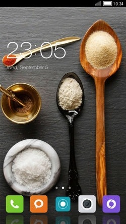 Ingredients CLauncher Android Theme Image 1