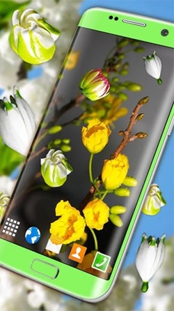 Blossoms 3D Android Wallpaper Image 2