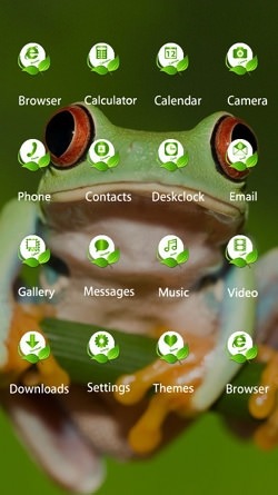 Frog CLauncher Android Theme Image 2