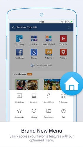 UC Browser: Mini Android Application Image 1