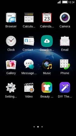 Earth CLauncher Android Theme Image 2